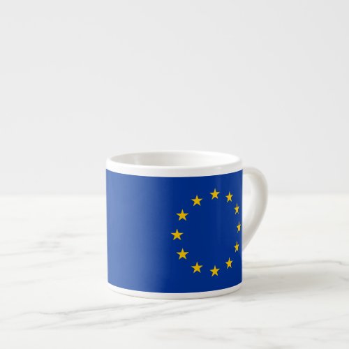 European Union _ EU Flag Espresso Cup