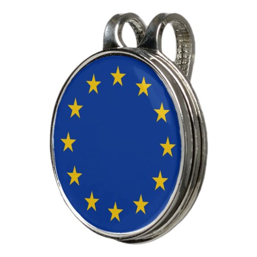 European Union EU Flag Golf Hat Clip