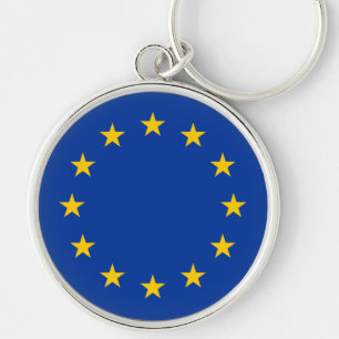 European Union EU Flag Keychain