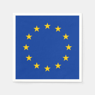 European Union EU Flag Napkins