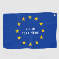 European Union EU flag personalized