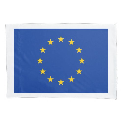 European Union EU flag pillowcase sleeve for bed