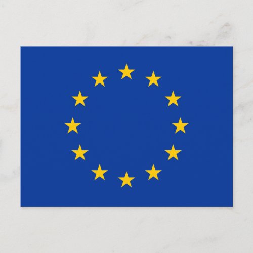European Union _ EU Flag Postcard