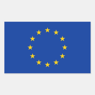 European Union - EU Flag Rectangular Sticker