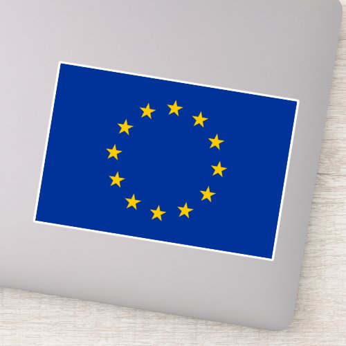 European Union EU Flag Sticker
