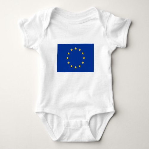 European Union Flag Baby Bodysuit