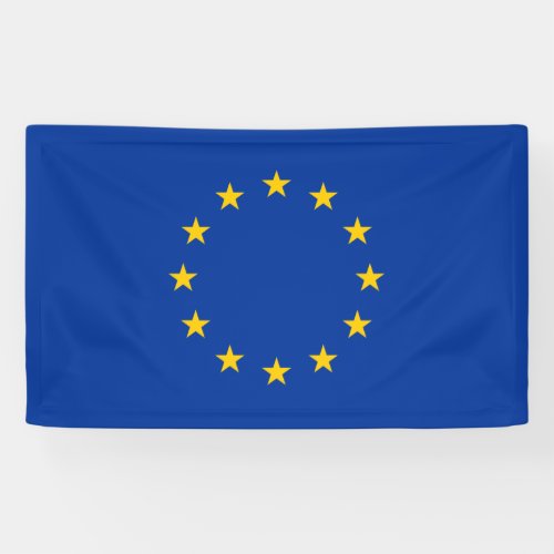 European Union flag Banner