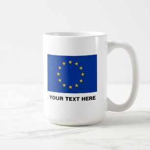 European Union flag big coffee mug EU Europe