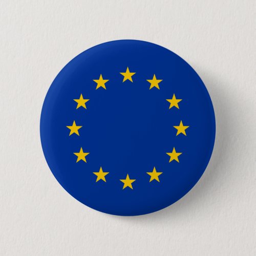 European Union flag Button