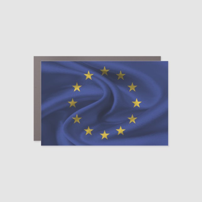 European Union Flag Car Magnet (Front)