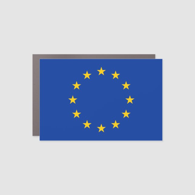 European Union Flag Car Magnet (Front)