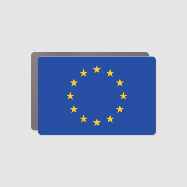 European Union Flag Car Magnet (Front)