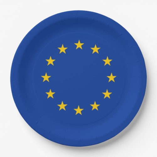 European Union Flag EU Europe Paper Plates