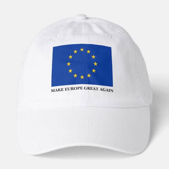 European Union flag hat | Make Europe Great Again (Front)