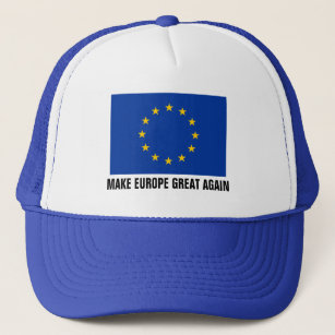 European Union flag hat   MAKE EUROPE GREAT AGAIN