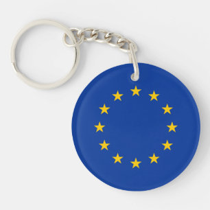 European Union Flag Keychain