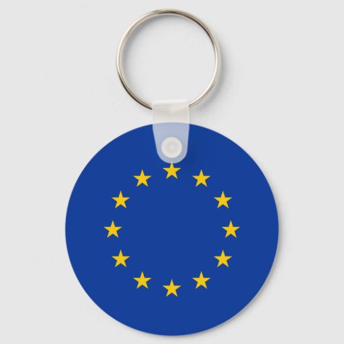 European Union Flag Keychain