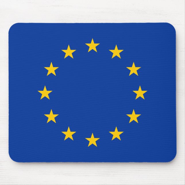 European Union Flag Mouse Pad (Front)
