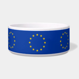 European Union Flag Pet Bowl