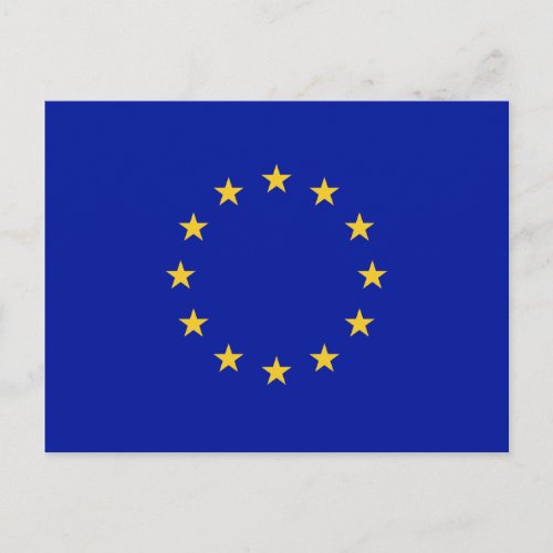 European Union Flag Postcard