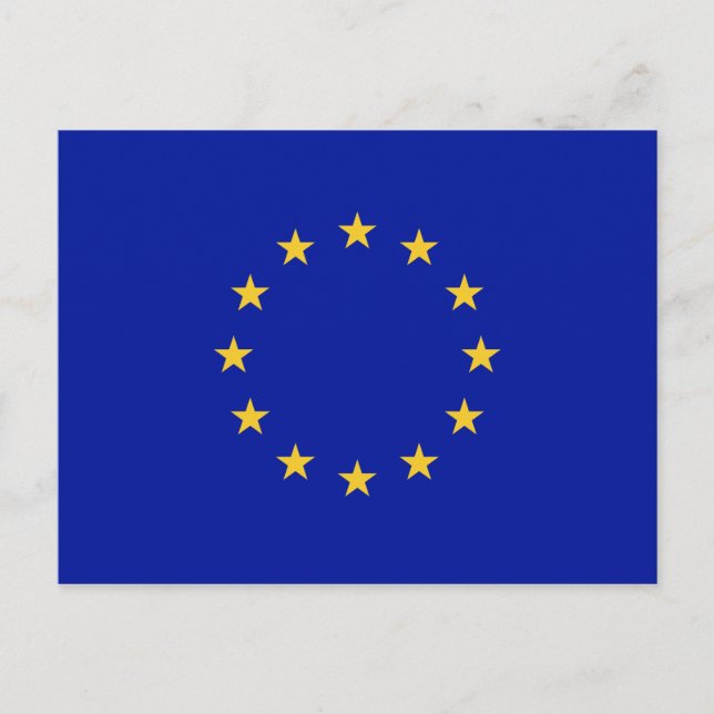 European Union Flag Postcard (Front)