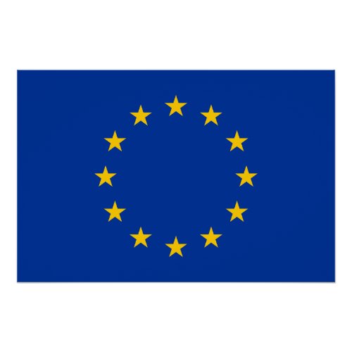 European Union Flag Poster