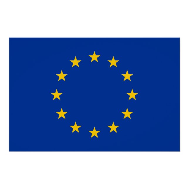 European Union Flag Poster (Front)