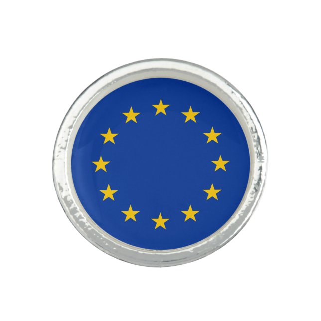 European Union Flag Ring (Front)