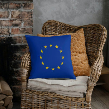 European Union Flag Throw Pillow by PedroVale at Zazzle