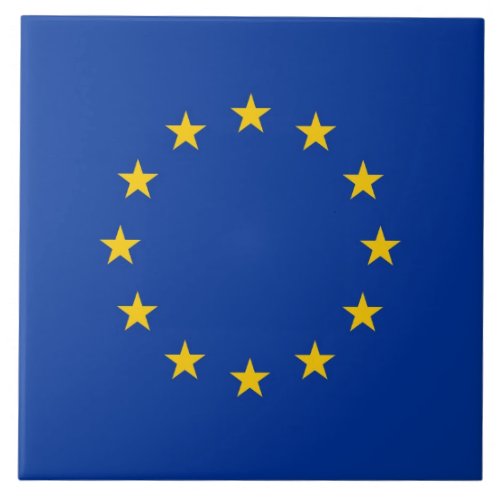 European Union Flag Tile