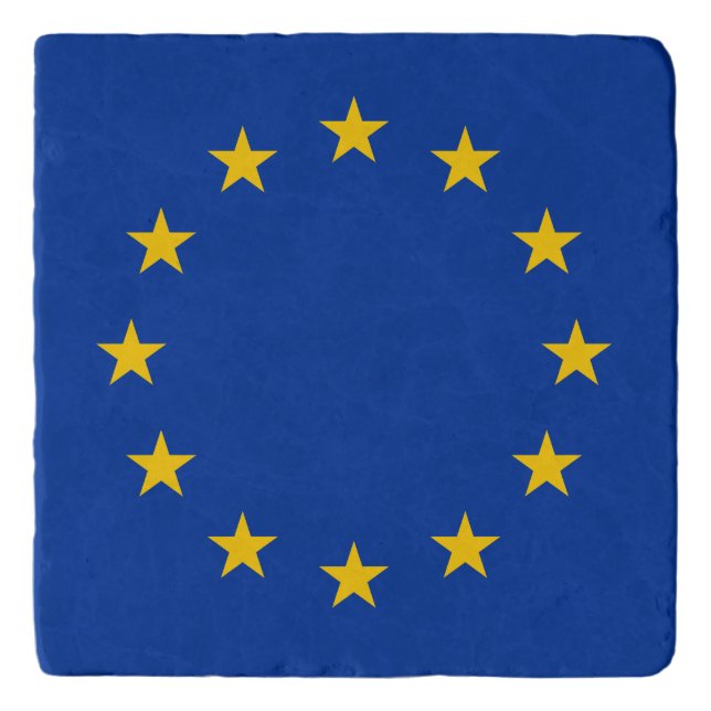 European Union flag Trivet (Front)