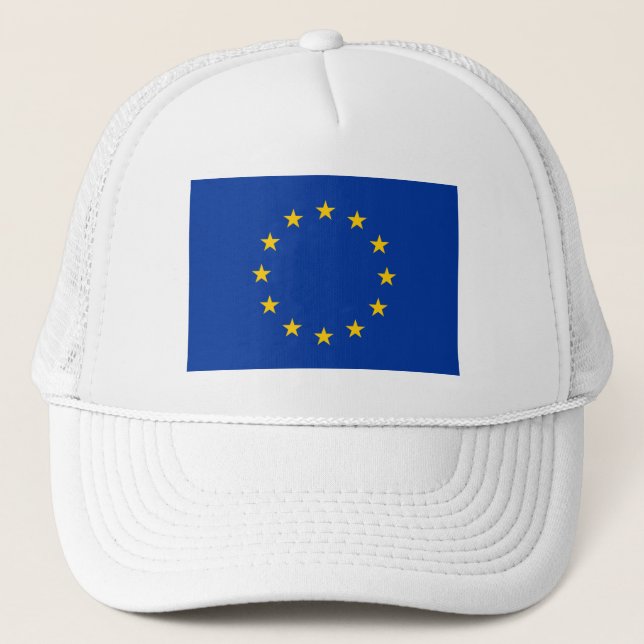 European Union Flag Trucker Hat (Front)