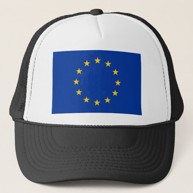 European Union Flag Trucker Hat (Front)