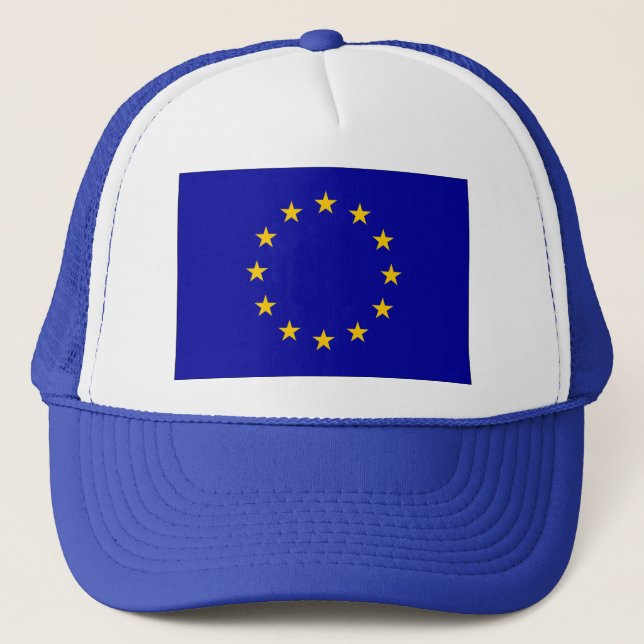 European Union flag Trucker Hat (Front)