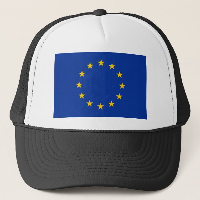 European Union Flag Trucker Hat (Front)