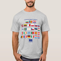 European Union Flags EU Countries T-Shirt