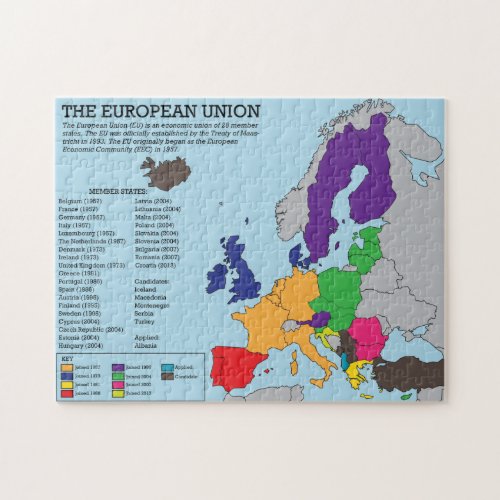 European Union Map Puzzle
