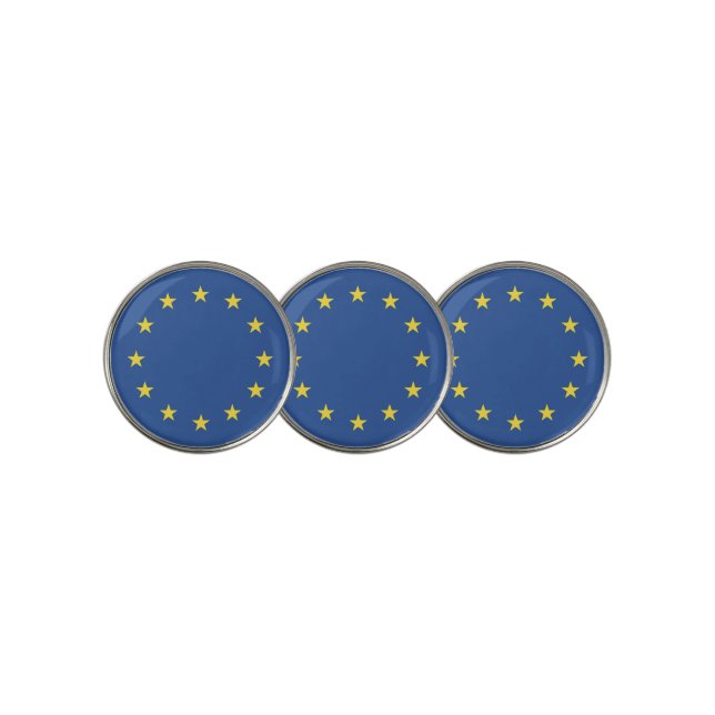European Union Symbol Golf Ball Marker (3 Up)