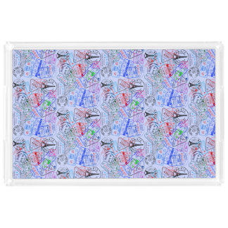 European Vacation Acrylic Tray