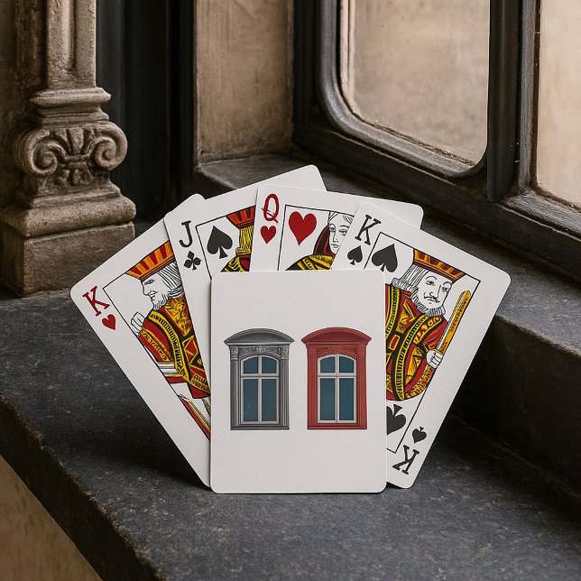 European Window Ornate Architectural Art Poker Cards (Creator Uploaded)