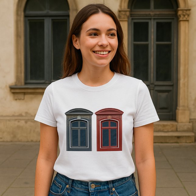 European Window Ornate Architectural Art T-Shirt (Creator Uploaded)