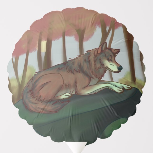 European Wolf Balloon (Front)