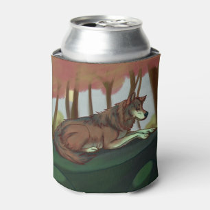 European Wolf Can Cooler