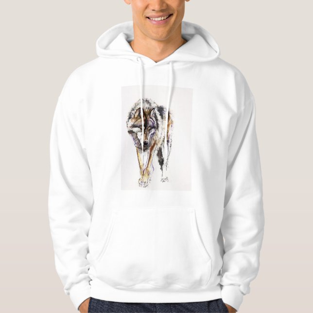 European Wolf Hoodie (Front)