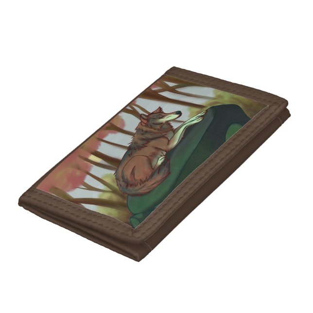 European Wolf Trifold Wallet (Bottom)