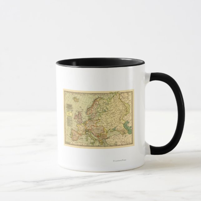 EuropePanoramic MapEurope 3 Mug (Right)