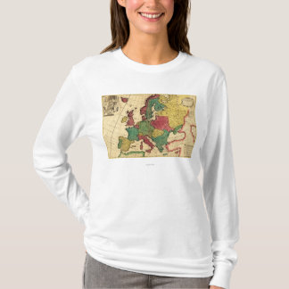 EuropePanoramic MapEurope T-Shirt
