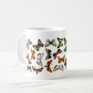 Europe's Best-Known Butterflies and Moths Collage Coffee Mug
