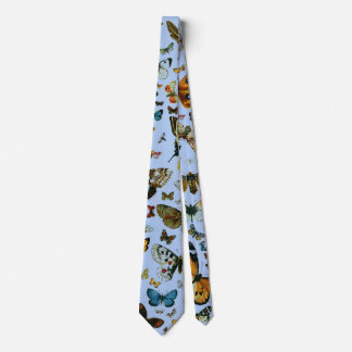 Europe's Best-Known Butterflies and Moths Collage Neck Tie