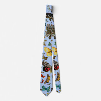 Europe's Best-Known Butterflies and Moths Collage Neck Tie